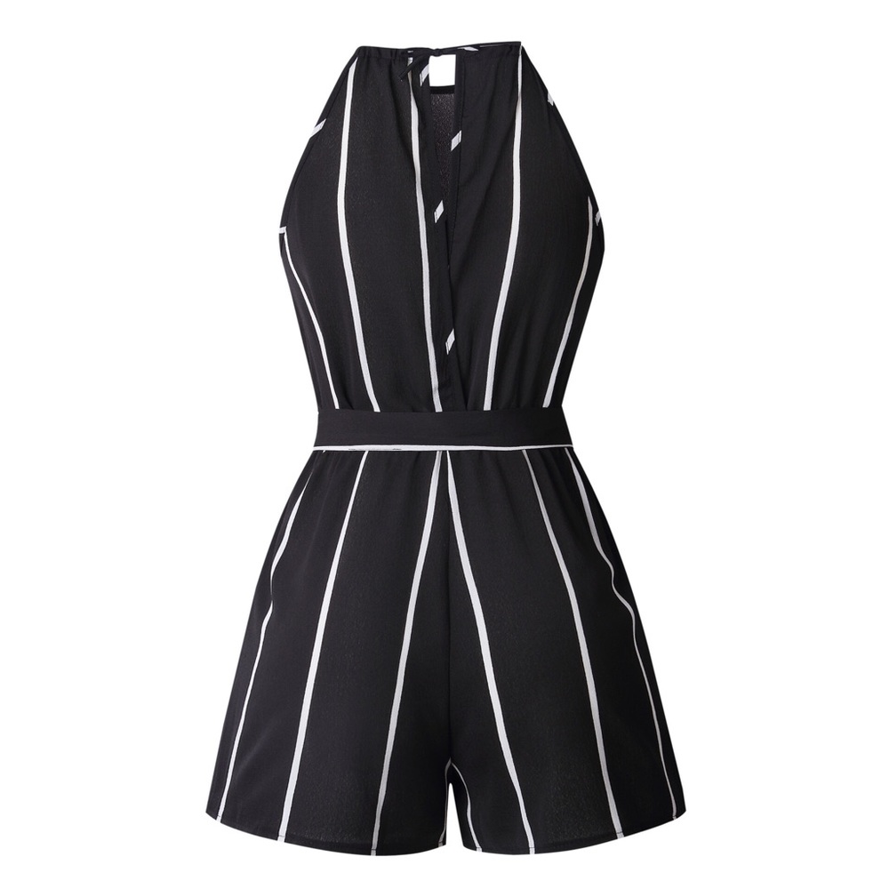 Black jumpsuit romper - Picture 4 of 6